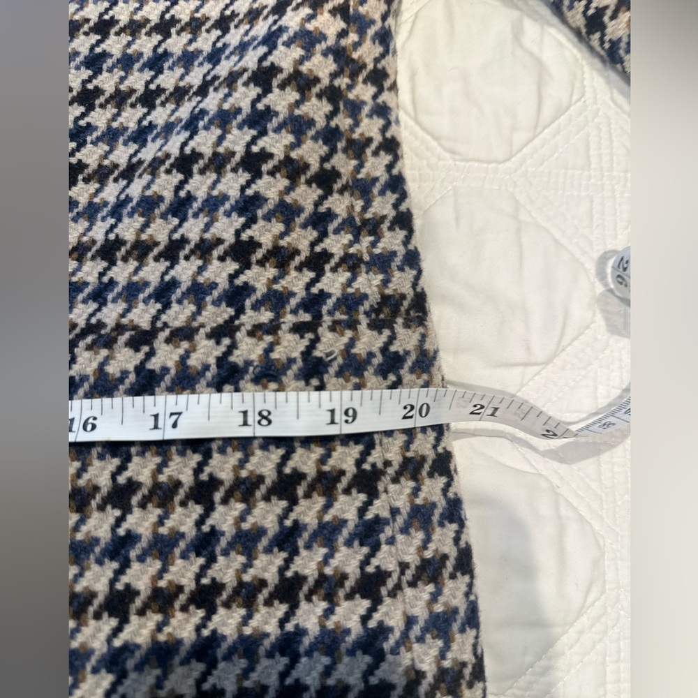 Lauren Ralph Lauren Women's welt pockets reefer Houndstooth Coat - Picture 9 of 11